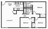 3 Bed 2 Bath Floor Plan 3 Bed 2 Bath Floor Plan at The Montecito, Colorado Springs, Colorado